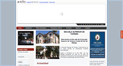 Desktop Screenshot of escuelaturismo.com