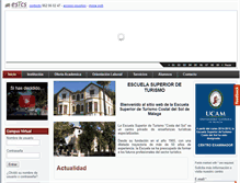Tablet Screenshot of escuelaturismo.com